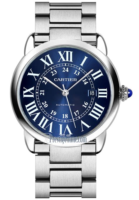 cartier ronde solo blue|cartier ronde solo 42mm.